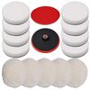 vidaXL 14 Piece Polishing Pad Set 180 mm