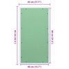 vidaXL Access Panel Green and Silver 45 x 85 cm