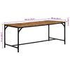 vidaXL Dining Table 180x90x75 cm Solid Wood Rough Mango