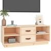 vidaXL TV Cabinet 100x34x40 cm Solid Wood Pine