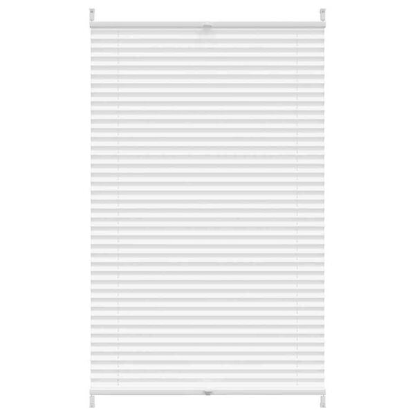 Plisse Blind 90x125cm White Pleated Blind