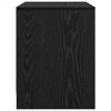 vidaXL Bedside Cabinet Black Oak 45 x 34 x 44.5 cm Engineered Wood