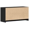 vidaXL TV Cabinet Black Oak 102 x 37.5 x 52.5 cm Engineered Wood