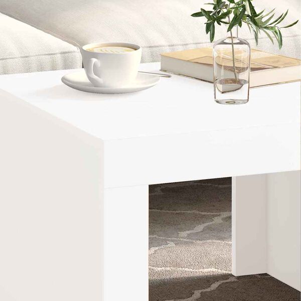 vidaXL Coffee Table White 50x50x35 cm Engineered Wood