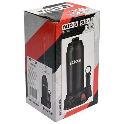 YATO Hydraulic Bottle Jack 8 Tonne YT-17003