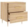 vidaXL Bedside Cabinet Sonoma Oak 40x35x47.5 cm Engineered Wood