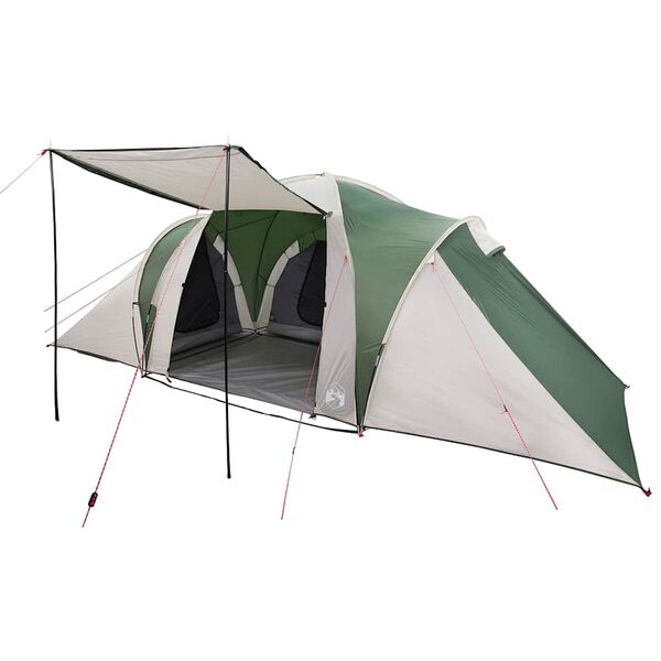 vidaXL Family Tent Dome 6-Person Green Waterproof
