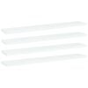 vidaXL Bookshelf Boards 4 pcs White 60x10x1.5 cm Engineered Wood
