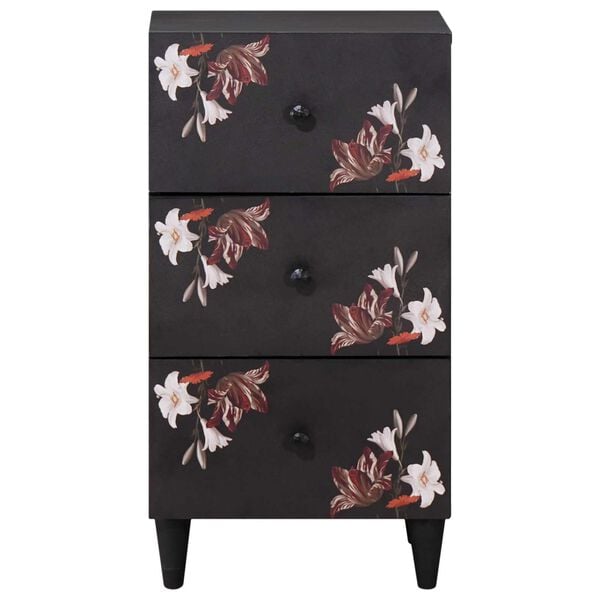 vidaXL Storage Cabinets Multicolour 40 x 33.5 x 75 cm Solid Mango Wood