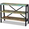 vidaXL Side Table | Multicolour | Reclaimed wood and steel | Small