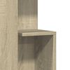 vidaXL Side Table Sonoma Oak 35x35x60 cm Engineered Wood