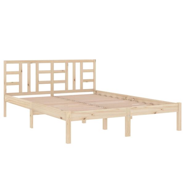 vidaXL Bed Frame without Mattress 120x200 cm Solid Wood