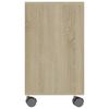 vidaXL Side Table Sonoma Oak 70x35x55 cm Engineered Wood