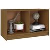 vidaXL TV Cabinet Honey Brown 70x33x42 cm Solid Pinewood