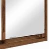 vidaXL Bathroom Mirror Cabinet with Shelf Old Wood 60 x 20 x 60 cm
