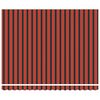 vidaXL Retractable Awning Manual Orange and brown 400 x 300 cm