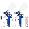 vidaXL HVLP Paint Spray Gun Kits 125 ml Cup 0.5/0.8 mm Nozzles 125 ml