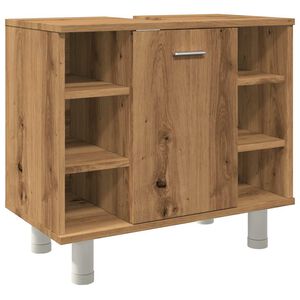 vidaXL Bathroom Cabinet Artisan Oak 60x32x53,5 cm Engineered Wood
