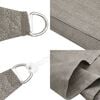 vidaXL Sunshade Sail 160 g/m² Rectangular Light Grey 5x7 m HDPE