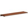 vidaXL Window Sill Brown Wood 80 x 25 x 4.5 cm PVC