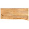 vidaXL Table Top Live Edge 90x40x2,5 cm Solid Wood Mango