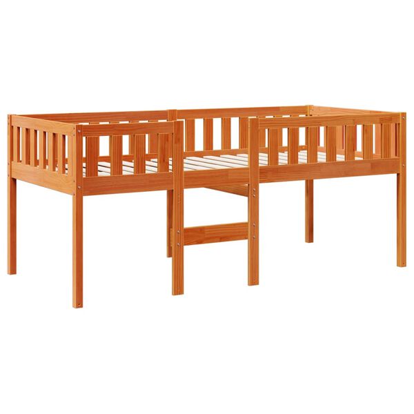 vidaXL Children's Bed without Mattress Wax Brown 90x190 cm Solid Wood Pine