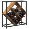 vidaXL Wine Rack Old Wood 51 x 18 x 52.5 cm Engineered Wood