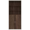 vidaXL Highboard Brown Oak 80x42.5x185 cm Engineered Wood
