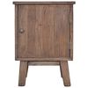 vidaXL Bedside Cabinet 40x30x53 cm Solid Teak Wood