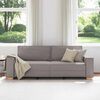vidaXL Sofa Taupe 220 x 78 x 84 cm Fabric