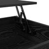 vidaXL Coffee Table Black Oak 100 x 55 x 48.5 cm Engineered Wood