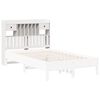 vidaXL Headboard with Storage White 135 cm Solid Wood Pine