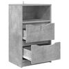 vidaXL Bedside Table Concrete Grey 40 x 30 x 467 cm Engineered Wood