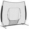 vidaXL Baseball Practice Net Black 250 x 106 x 209 cm Polyester