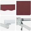 vidaXL Automatic Retractable Awning Burgundy 450x300 cm