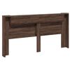 vidaXL Headboard Brown Oak 200 x 16.5 x 103.5 cm Engineered Wood