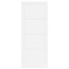 vidaXL Interior Door ORKDAL White 93 x 232 cm Plywood
