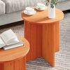 vidaXL Coffee Table 2 pcs Wax Brown