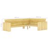 vidaXL Garden Corner Bench 239 cm Impregnated Pinewood