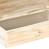 vidaXL Coffee Table White 90x50x40 cm Solid Mango Wood