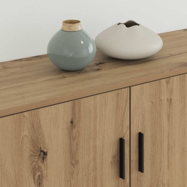 vidaXL Wall-mounted TV Cabinet Set Wall-mounted 2 pcs Artisan Oak