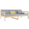 vidaXL Day Bed without Mattress 90x190cm Solid Wood Pine