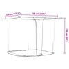 vidaXL Hanging Mosquito Net 156 Mesh White 220x120x150 cm