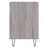 vidaXL TV Cabinet Grey Sonoma 100x35x55 cm Engineered Wood