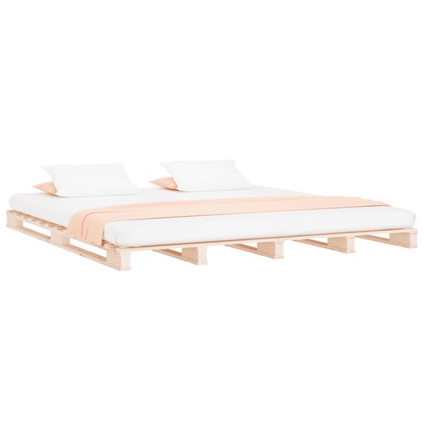 vidaXL Pallet Bed without Mattress 140x200 cm Solid Wood