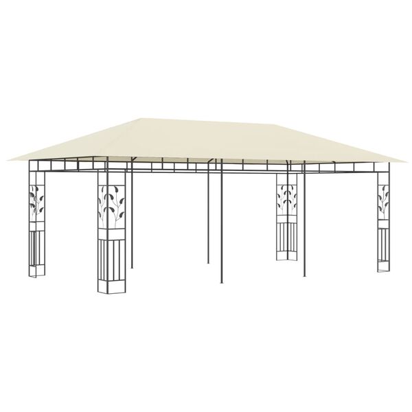 vidaXL Gazebo with Mosquito Net 6x3x2.73 m Cream