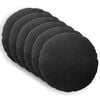 vidaXL Cushion with Pillow HEERLEN 6 pcs Black Velvet