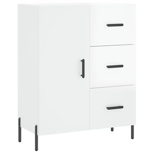 vidaXL Sideboard High Gloss White 69.5x34x90 cm Engineered Wood