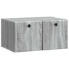 vidaXL Wall-Mounted TV Cabinet 59.5 x 41 x 30 cm Grey Sonoma