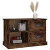 vidaXL TV Cabinet Smoked Oak 73x35.5x47.5 cm Engineered Wood